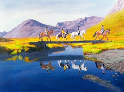Mirror in the Cairngorms by William Ireland